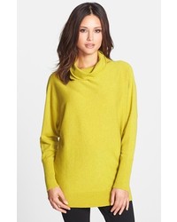 Зелено-желтый свитер
