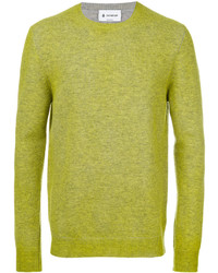 Мужской зелено-желтый свитер от Dondup