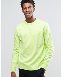 Мужской зелено-желтый свитер от YMC