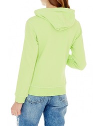 Женский зелено-желтый худи от Grezzo