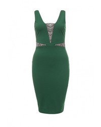 Зеленое вечернее платье от Goddiva