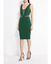 Зеленое вечернее платье от Goddiva