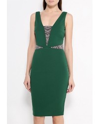 Зеленое вечернее платье от Goddiva