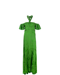Зеленое вечернее платье от Temperley London