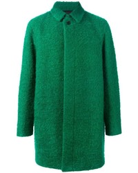 Зеленое длинное пальто от MSGM