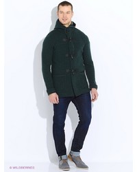 Зеленое длинное пальто от United Colors of Benetton