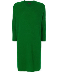 Зеленое кашемировое вязаное платье от Oyuna