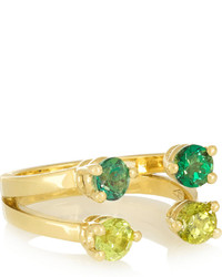 Зеленое кольцо от Delfina Delettrez