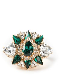 Зеленое кольцо от Shourouk