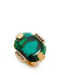 Зеленое кольцо от Marni
