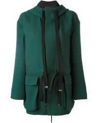 Женское зеленое пальто от Marni
