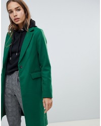 Женское зеленое пальто от New Look