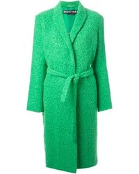 Женское зеленое пальто от Rochas