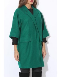 Женское зеленое пальто от Tutto Bene