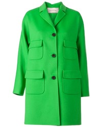 Женское зеленое пальто от Valentino