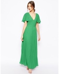 Зеленое платье-макси от Asos
