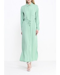 Зеленое платье-макси от Baon