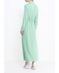 Зеленое платье-макси от Baon