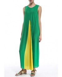 Зеленое платье-макси от Baon
