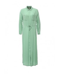 Зеленое платье-макси от Baon