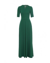 Зеленое платье-макси от Grey Cat