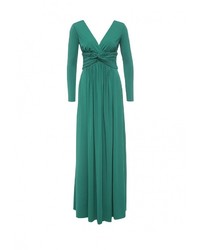 Зеленое платье-макси от Lusio
