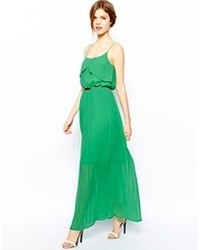 Зеленое платье-макси от Oasis