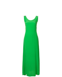 Зеленое платье-макси от P.A.R.O.S.H.