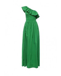 Зеленое платье-макси от Tutto Bene