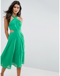 Зеленое платье-миди от Asos