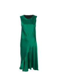 Зеленое платье-миди от Haider Ackermann