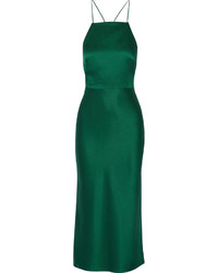Зеленое платье-миди от Jason Wu