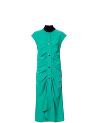 Зеленое платье-миди от Marni