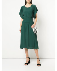 Зеленое платье-миди от N°21