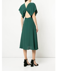 Зеленое платье-миди от N°21