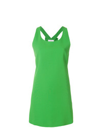 Зеленое платье прямого кроя от Capucci