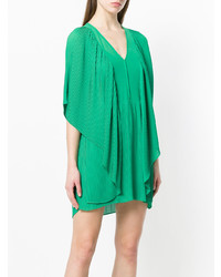 Зеленое платье прямого кроя от By Malene Birger