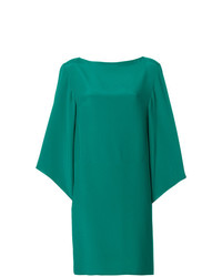 Зеленое платье прямого кроя от Gianluca Capannolo