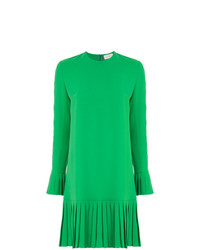 Зеленое платье прямого кроя от Sara Battaglia