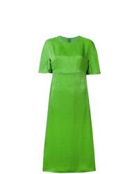 Зеленое платье прямого кроя от Sies Marjan