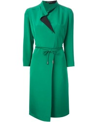 Зеленое платье-рубашка от Etro
