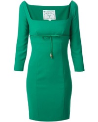 Зеленое платье-футляр от Dsquared2