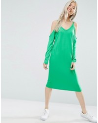 Зеленое повседневное платье от Asos