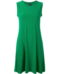 Зеленое свободное платье от Norma Kamali