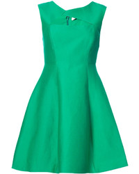 Зеленое шелковое платье от Halston