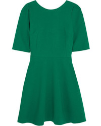 Зеленое шерстяное платье от Dolce & Gabbana