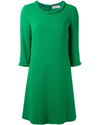 Зеленое шерстяное платье от Goat