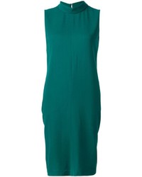 Зеленое шерстяное платье от Maison Margiela