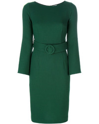 Зеленое шерстяное платье от P.A.R.O.S.H.