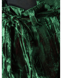 Женские зеленые бархатные брюки от Ann Demeulemeester